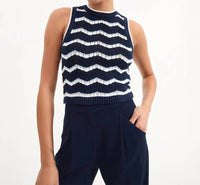 Veronica Beard - Cropped Jerrel Knit Tank