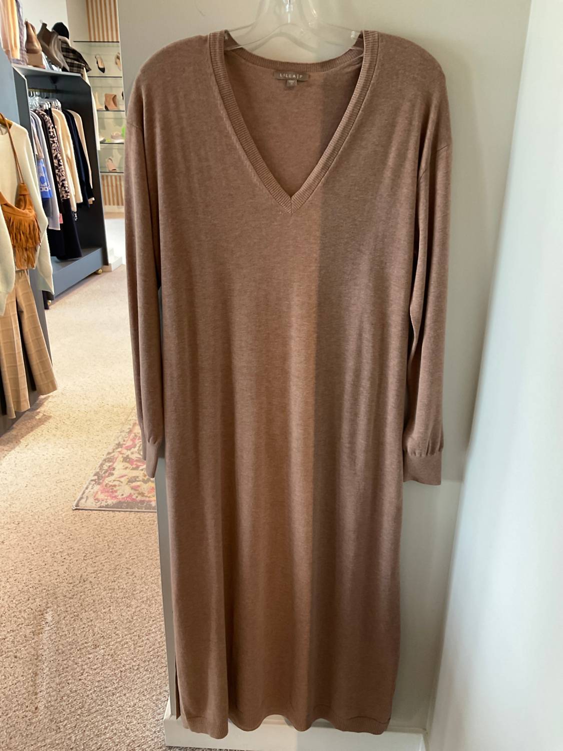 Lilla P - Women's V-neck Dress