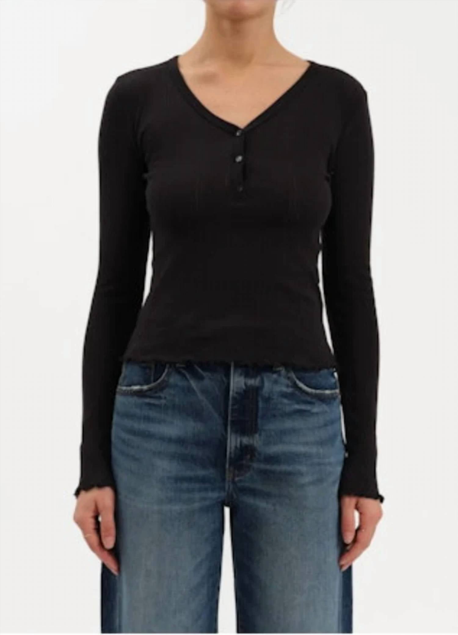 Daze - Everyday V Neck Henley Top