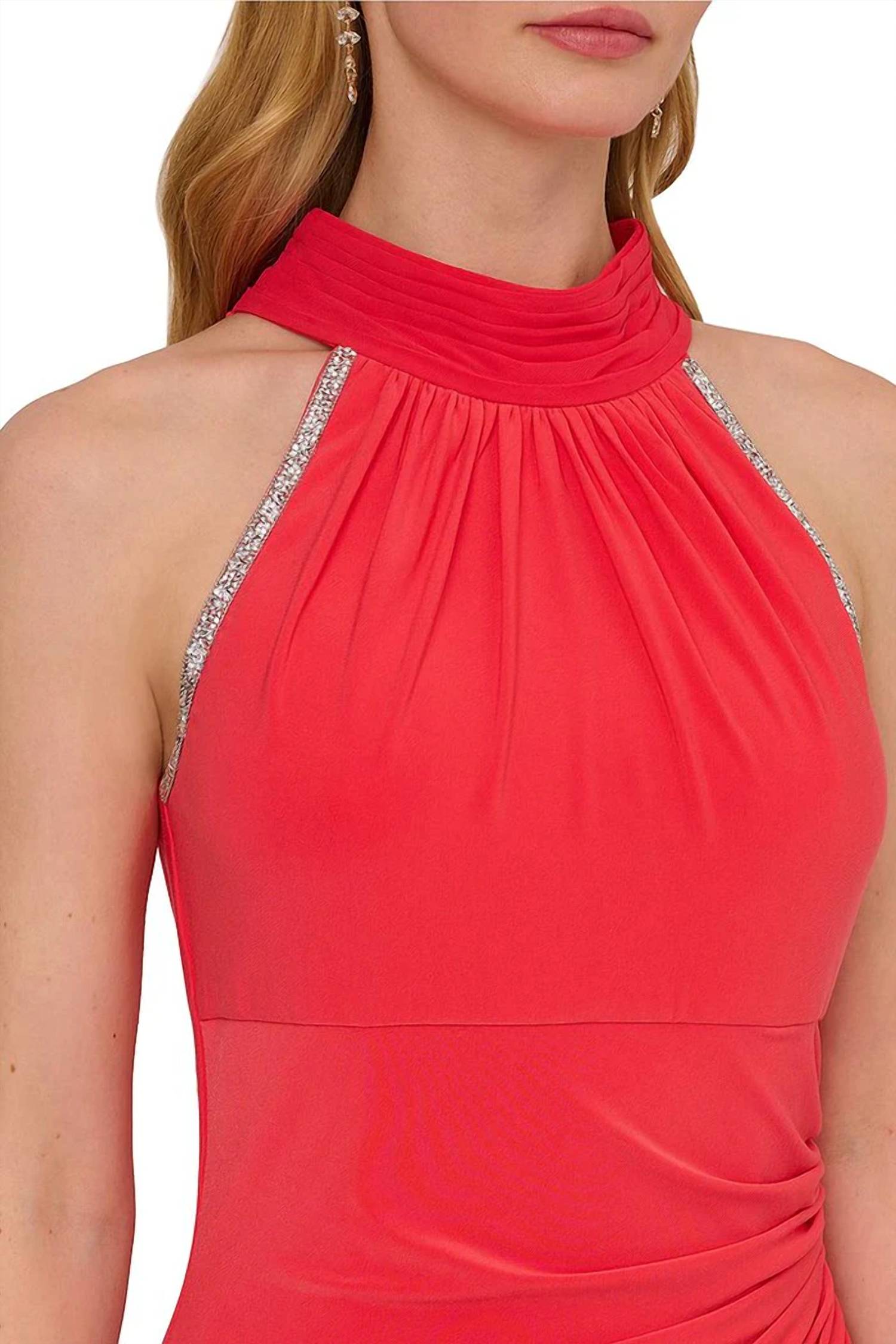 Adrianna Papell - Jersey chiffon Gown