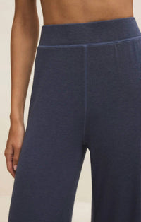 Z Supply Renae Rib Pant in indigo - women's pants - view 5