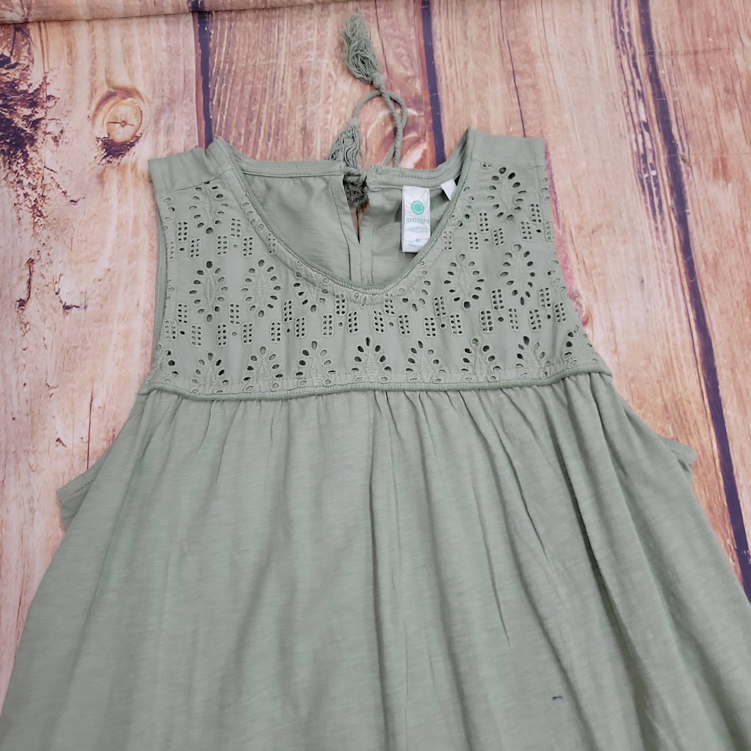 Aventura Seychelle Iceberg Dress in green - women's dress - alternate view