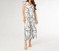 Coco + Carmen - Finley Cap Sleeve Ruffle Tiered Midi Dress