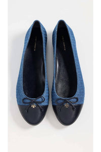 Tory Burch - Women's Cap-toe Quilted Ballet Flats