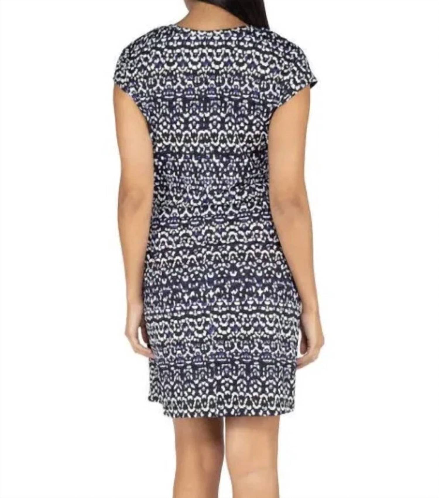 Nicole Miller - Knot Crew Neck Dress