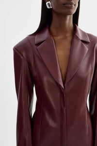 Lamarque - Benedetta Faux Leather Blazer Dress