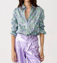Lanhtropy - San Marino Metallic Linen Shirt