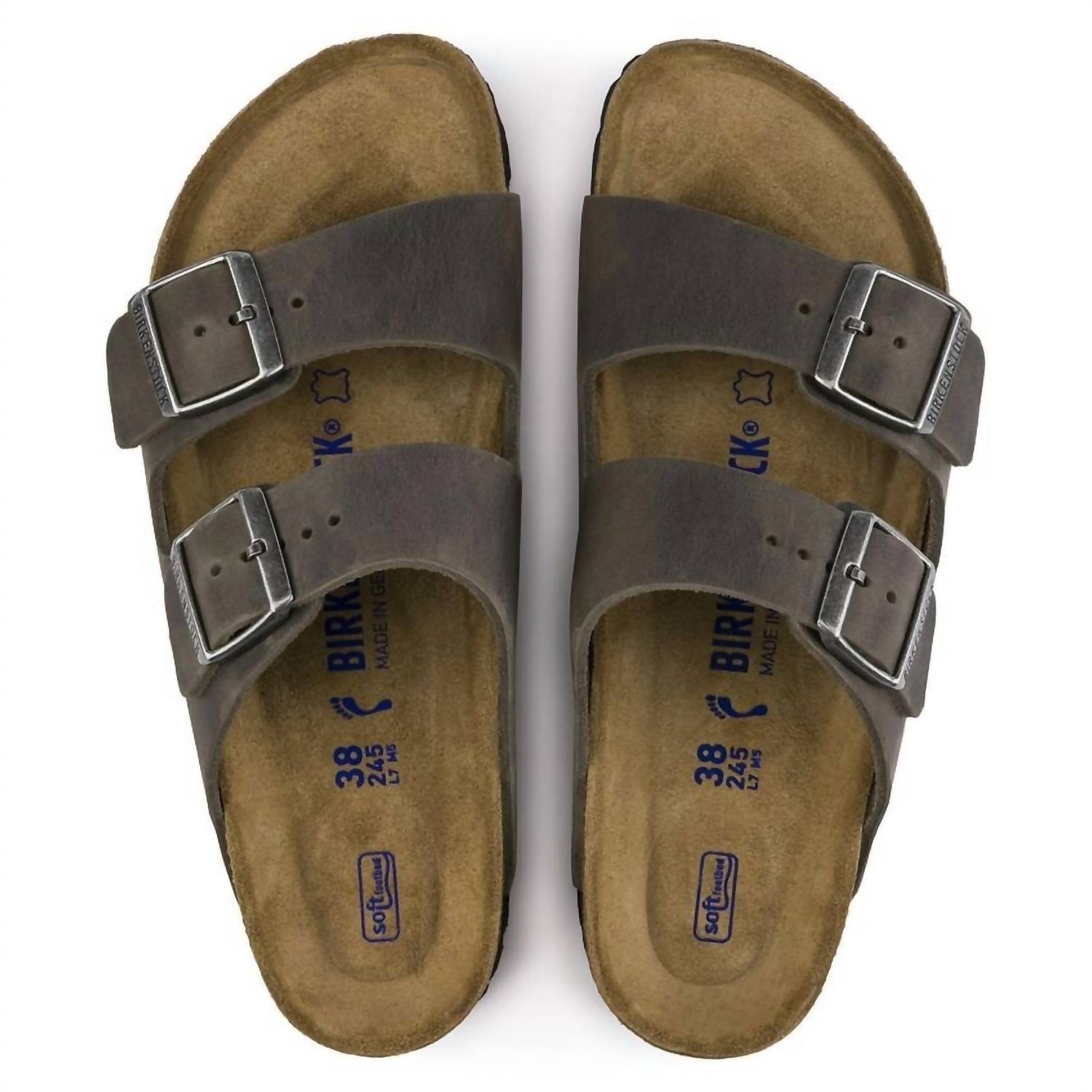Birkenstock - Unisex Arizona Soft Footbed Waxy Leather Sandal