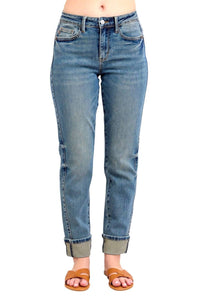 Judy Blue - Vintage Wash Boyfriend Jeans