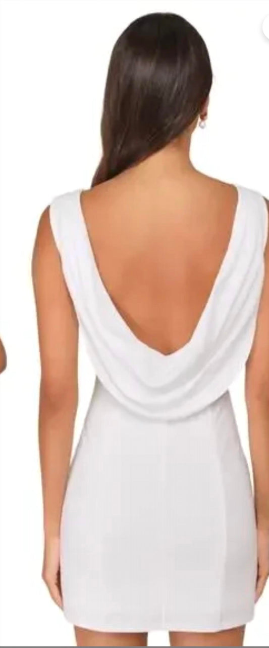 Lulus - Perfection Bound Sleeveless Cowl Back Mini Dress