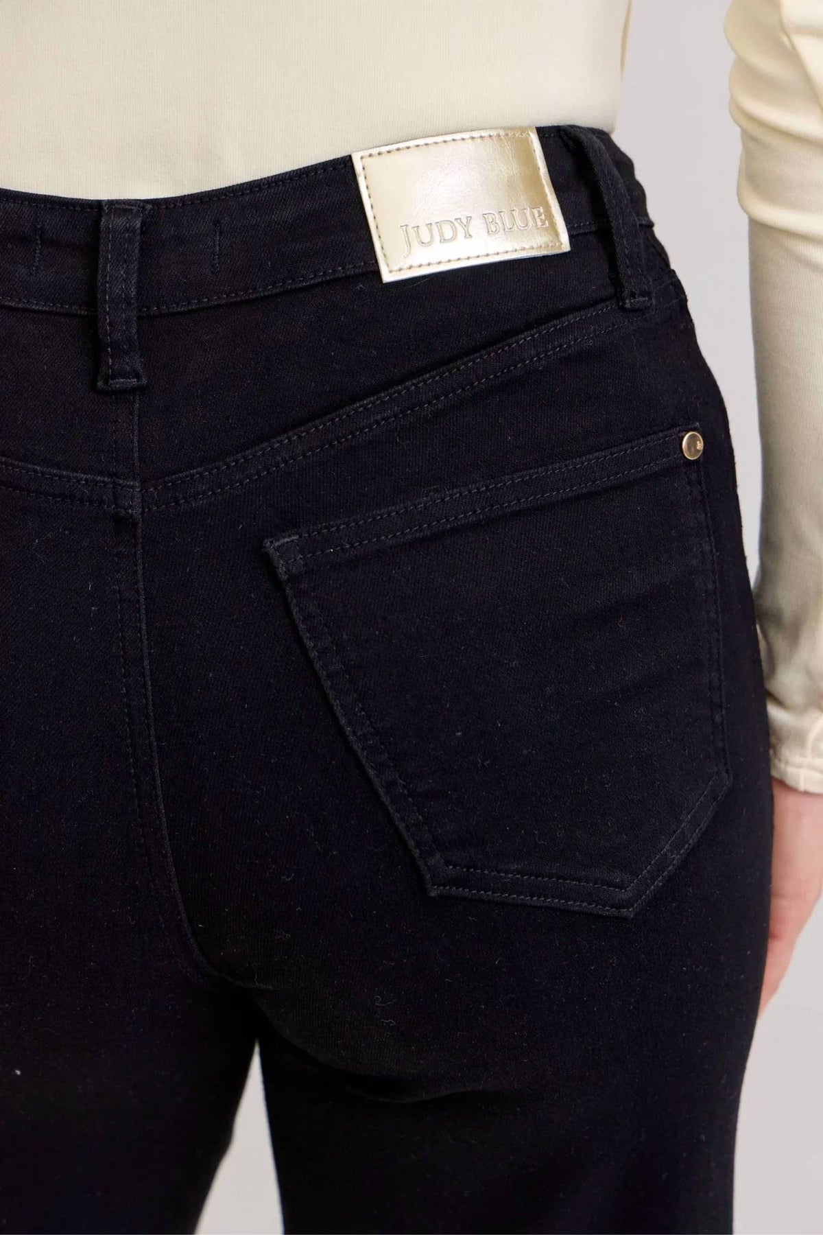 Judy Blue - High Waisted Retro Wide Leg Denim Jeans