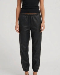 Sprwmn - Leather Drawstring Jogger