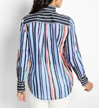 Nic + Zoe - Painted Peninsula Cotton Shirt