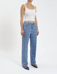 DAZE 1999 Vintage-inspired Jeans in denim check - women's jeans - alternate view