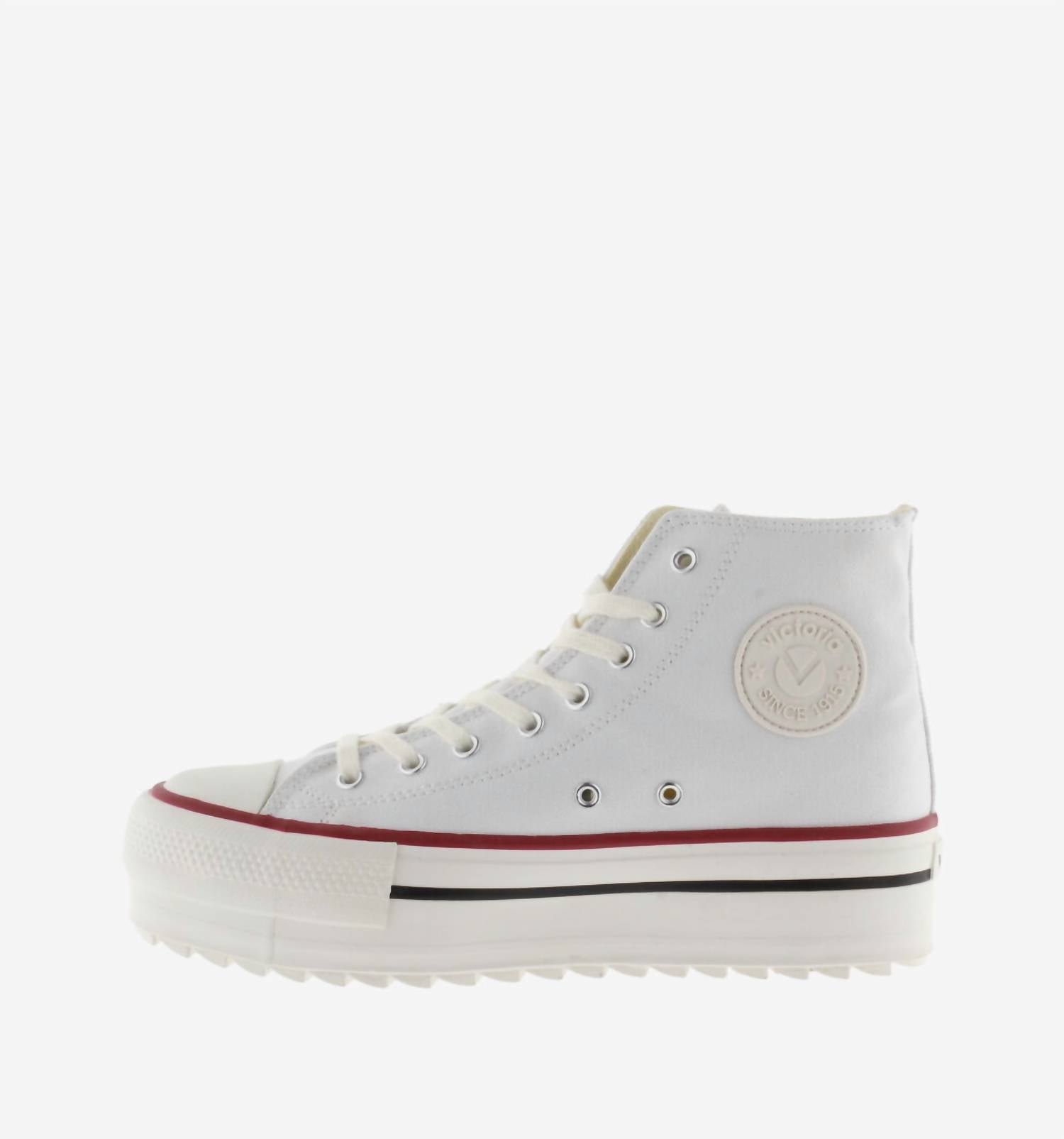 VICTORIA Women's Tribu Platform Sneakers in blanco - women's sneaker - alternate view