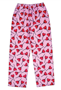 Iscream - Girl's Lollipop Hearts Plush Pants