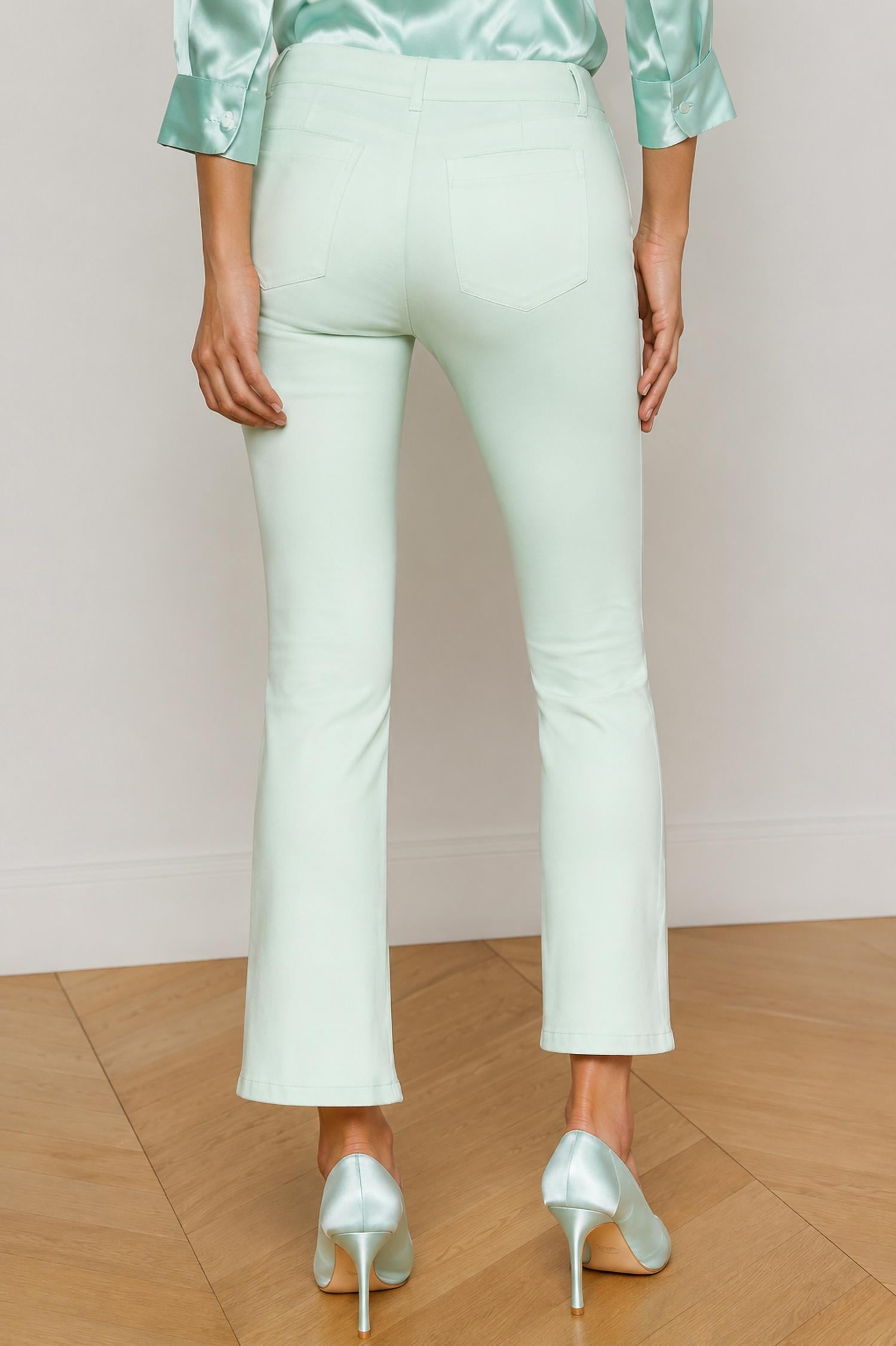 L'Agence - Tati High Rise Crop Micro Bootcut Jean