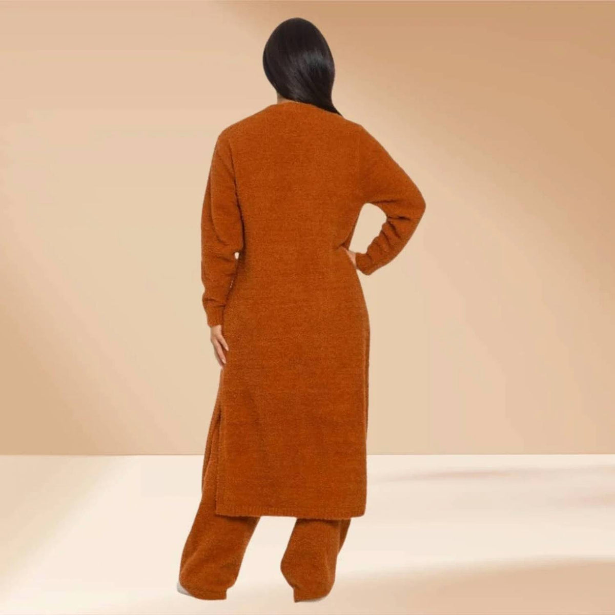 Celystrends - 3-piece Teddy Cozy Lounge Set