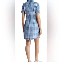 Theory - Mayvine Dillon Plaid Shirt Dress