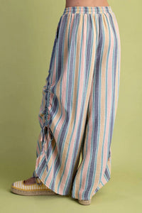 Easel - Striped Gauze Pants