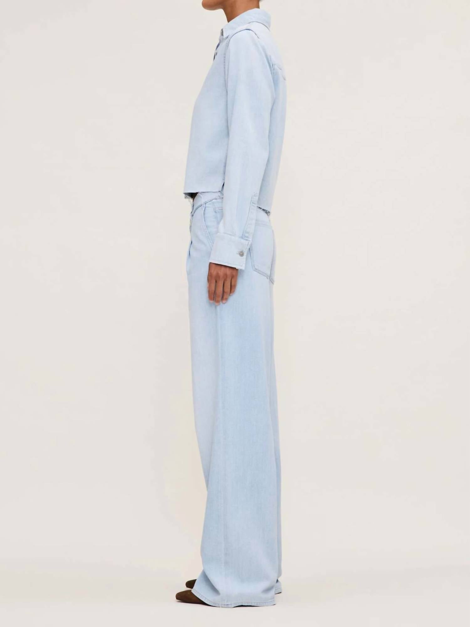 Dl1961 - Women'S - Montauk Long Sleeve Lightweight Denim Shirt
