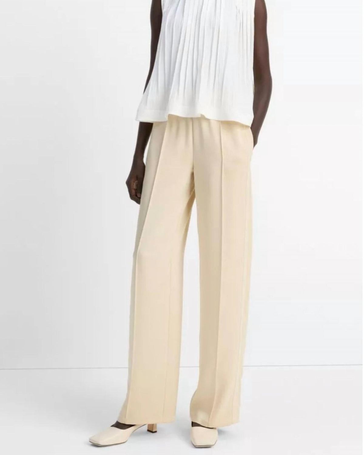 Vince - MID RISE SIDE STRAP PULL ON PANT
