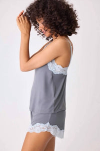 Pj Salvage - Wild Dreams Modal And Lace Pajama Set