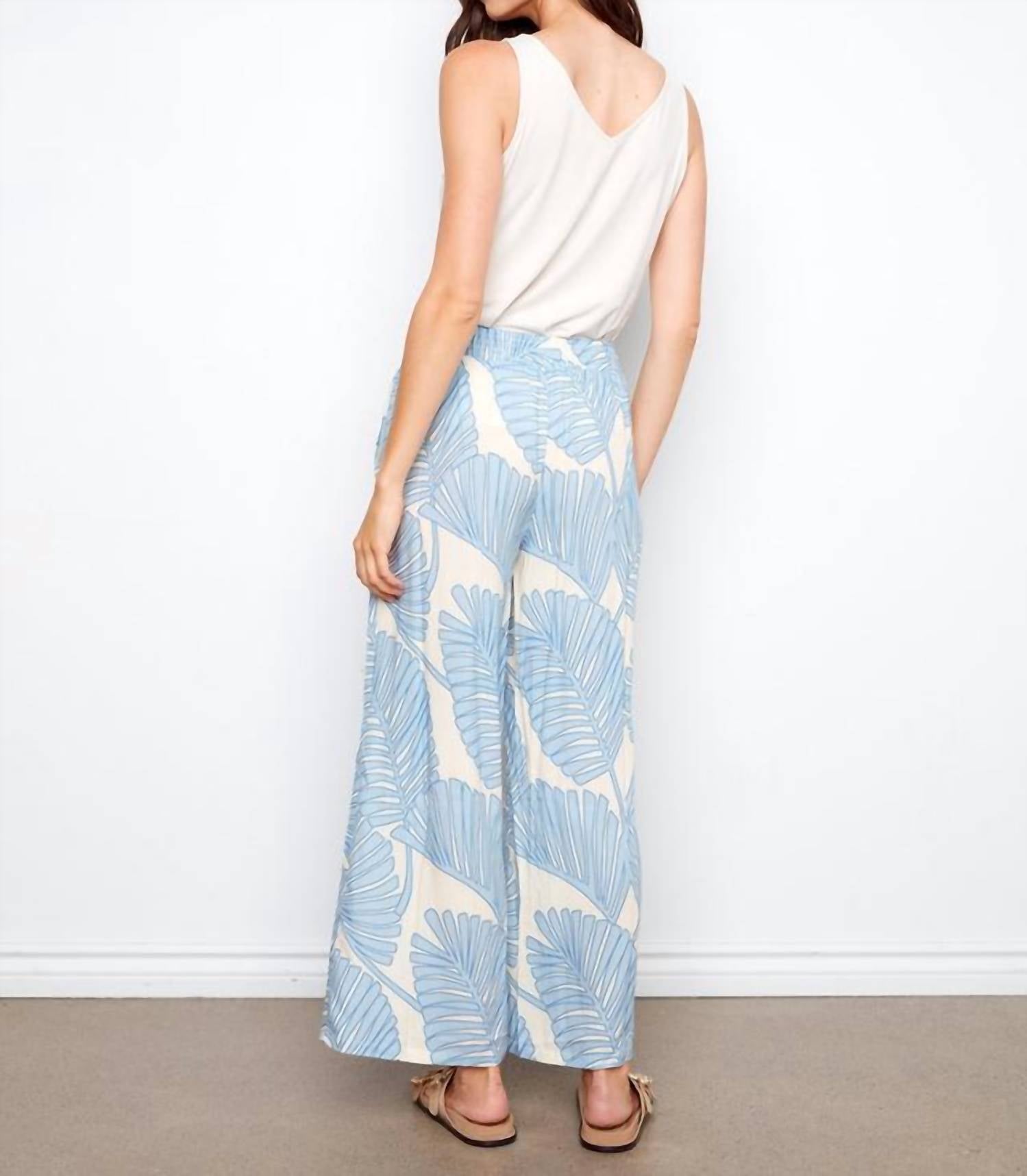 Charlie B - Printed Wide Leg Pants