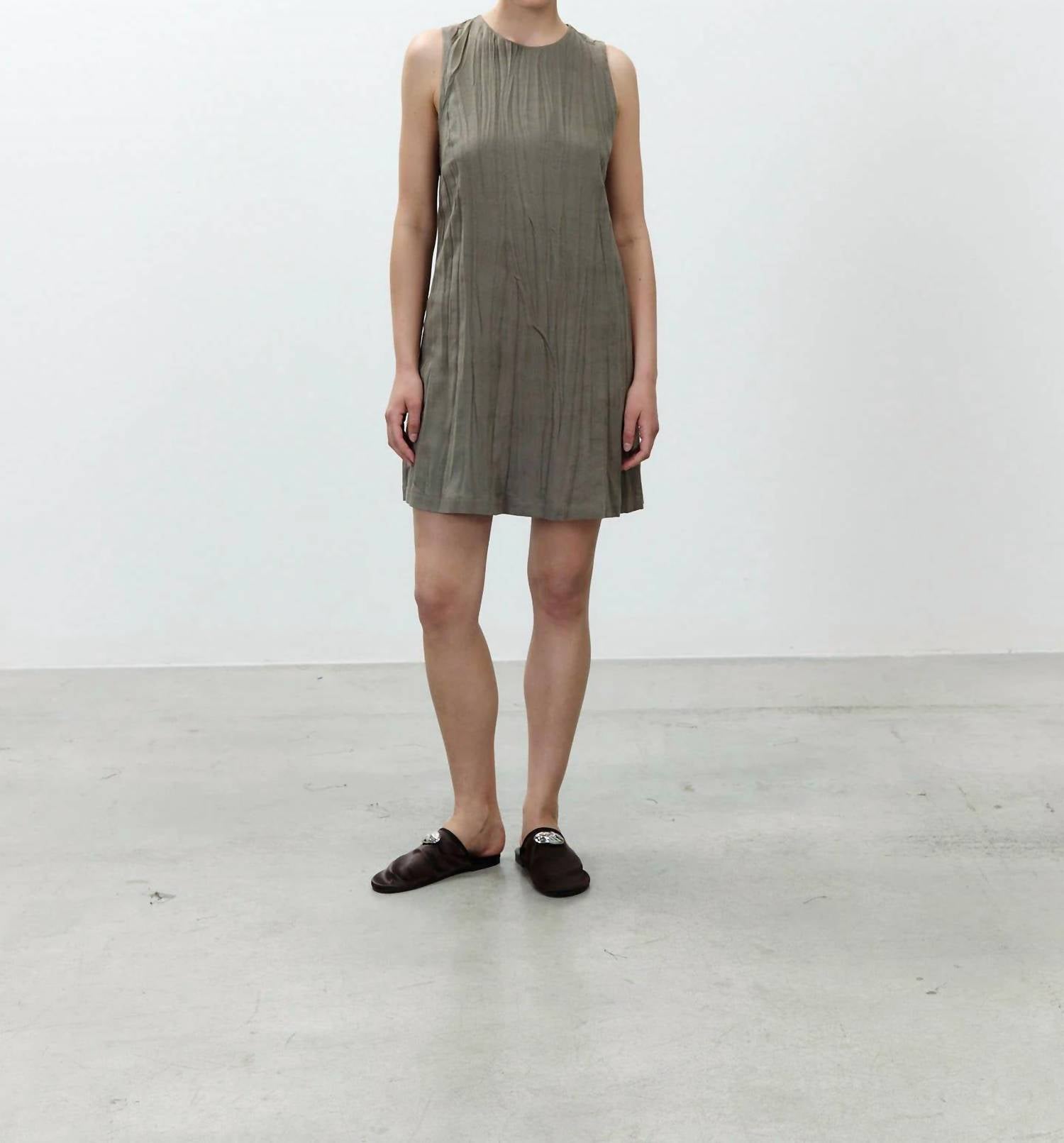 Alysi - Women's Wrinkled Dress