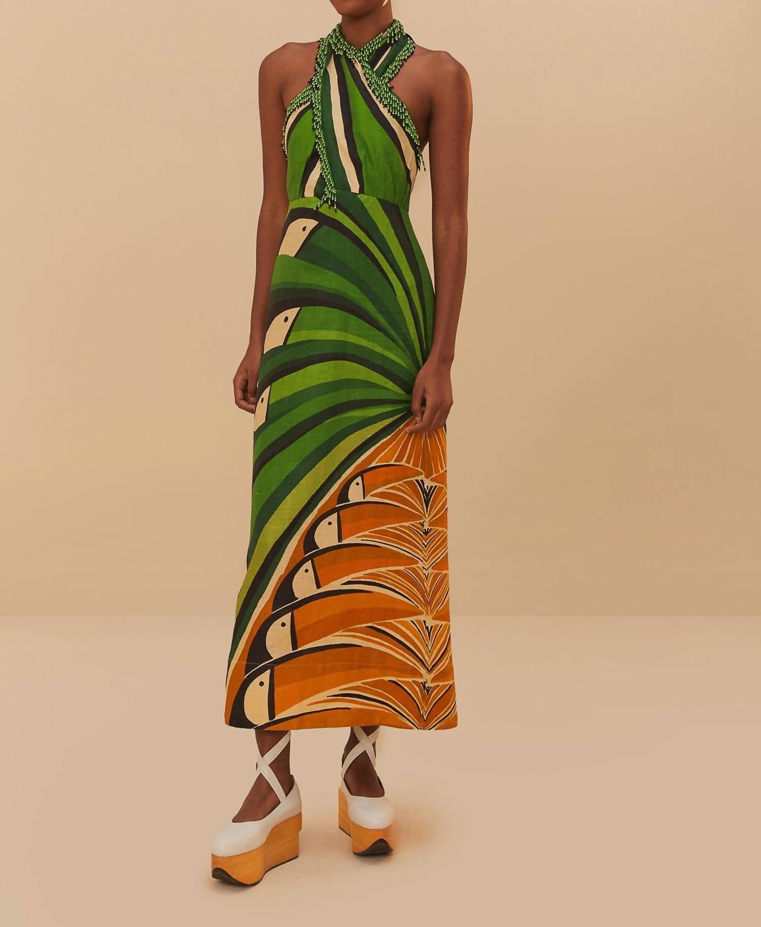 Farm Rio - Summer Maxi Dress With Slit
