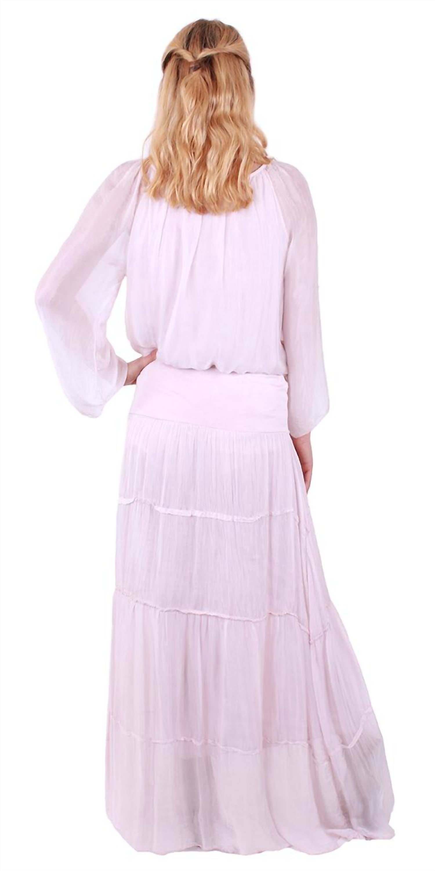 Gigi Moda - Solima Long Tiered Maxi Skirt