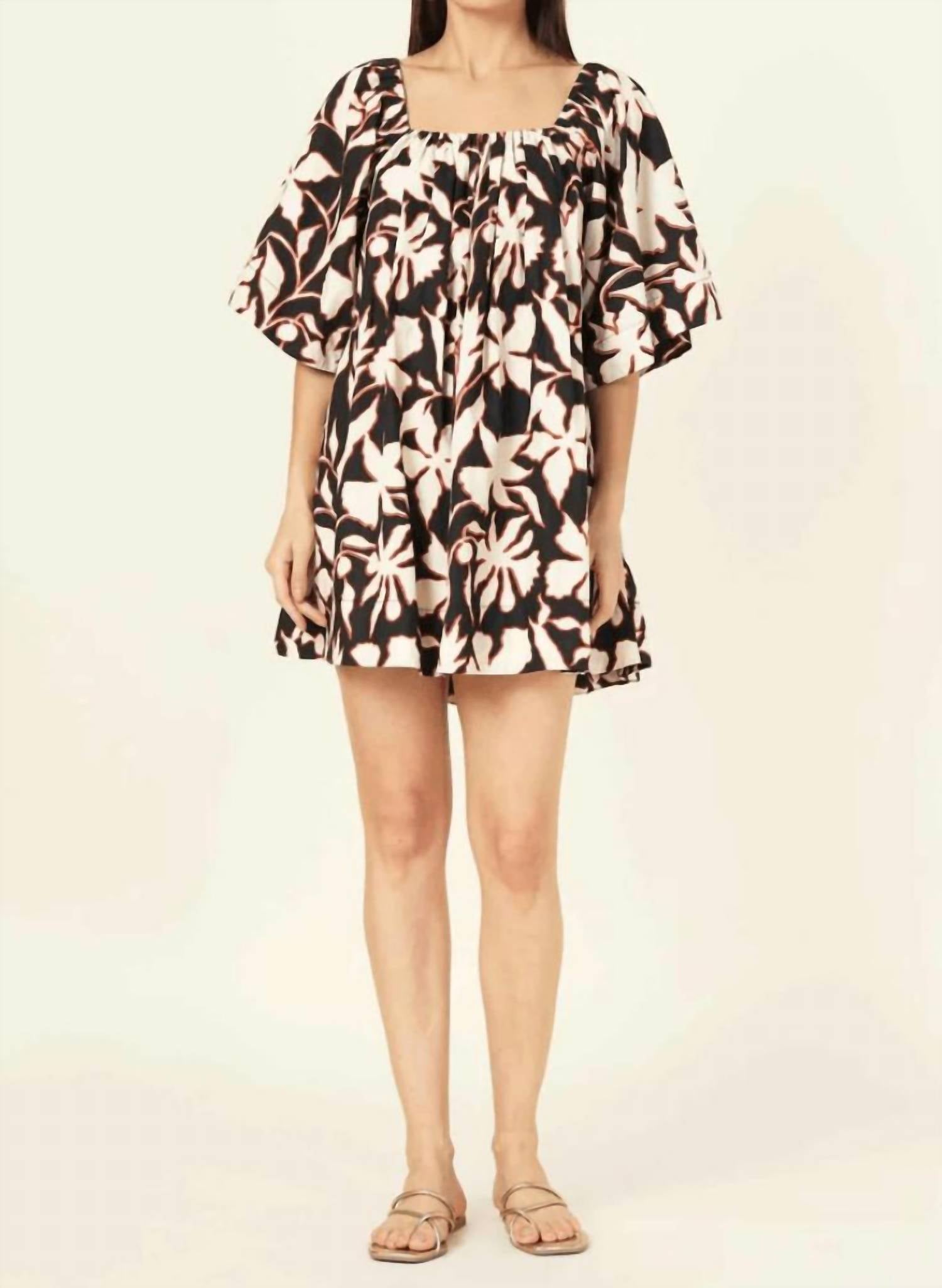 Omika - Amelia Bianca Cliff Mini Dress