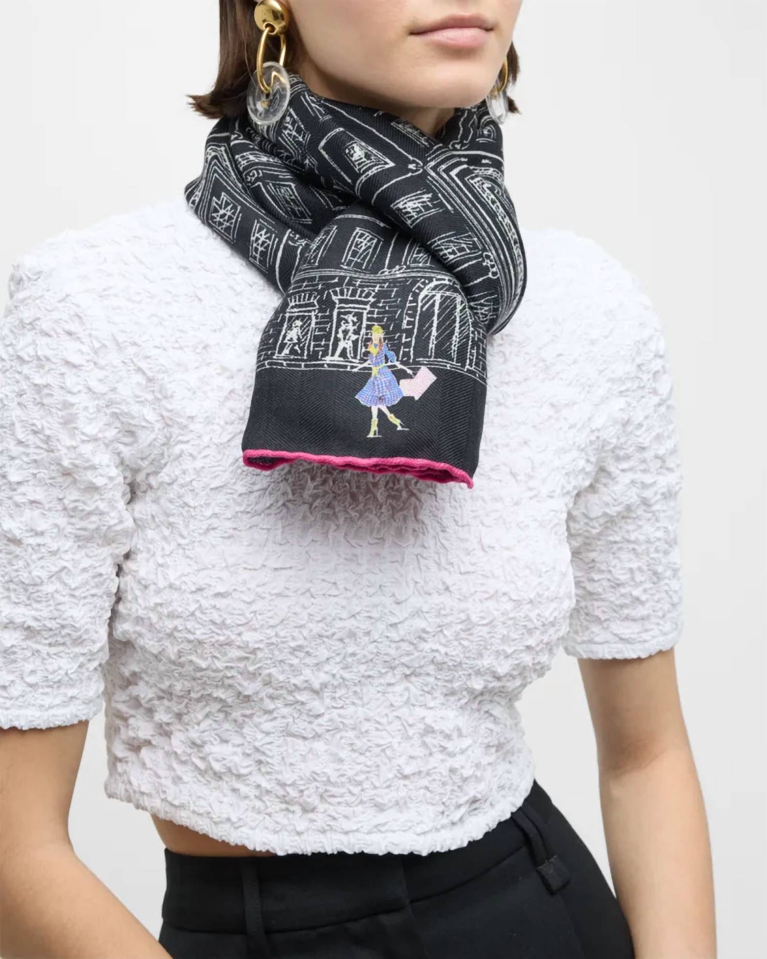 Rani Arabella - Asti Printed Cashmere Scarf
