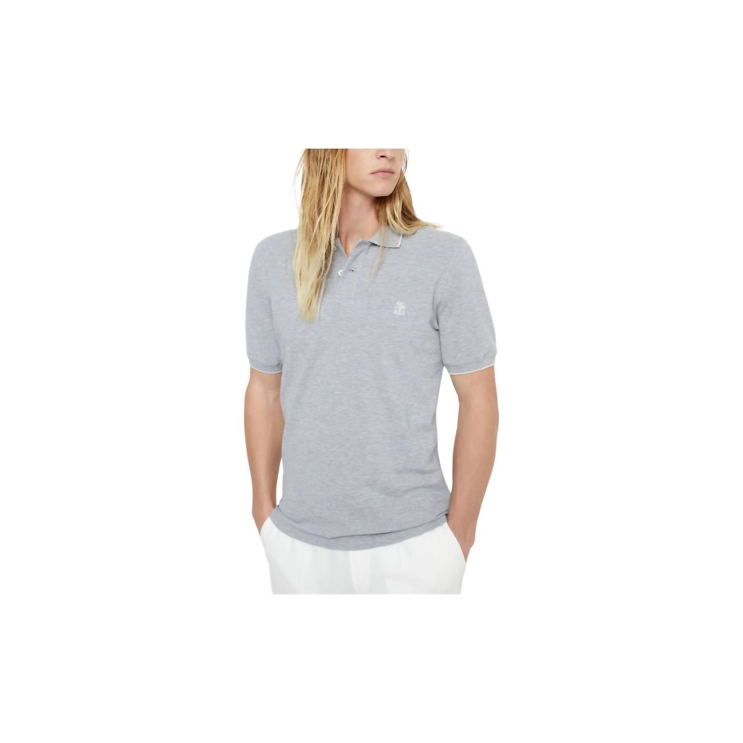 Brunello Cucinelli - Cotton Pique Polo Shirt With Logo