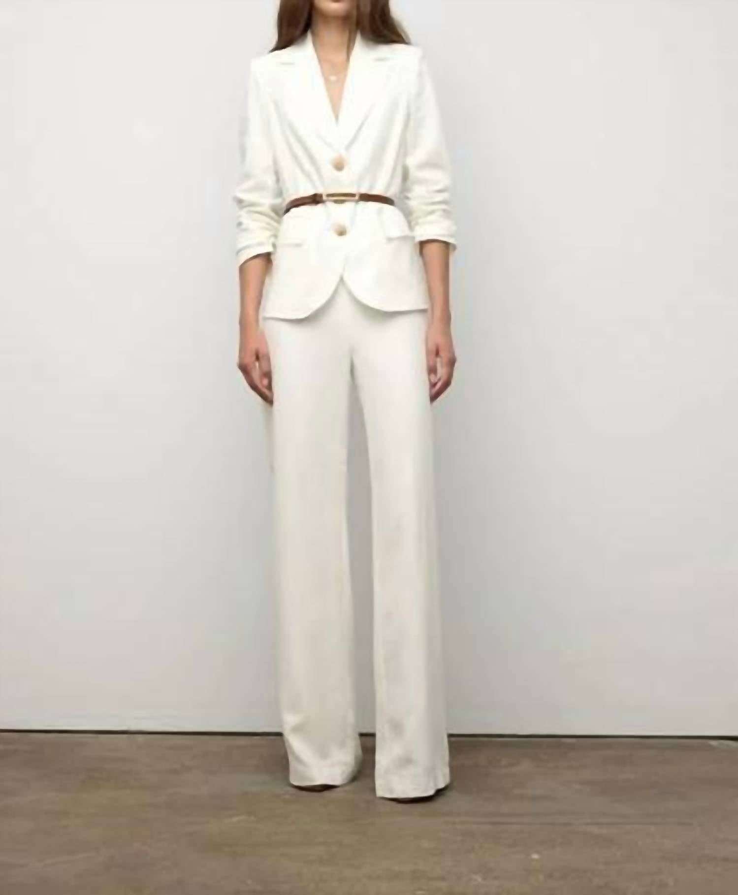 Iris Setlakwe - Women's Wide Leg Linen Pant