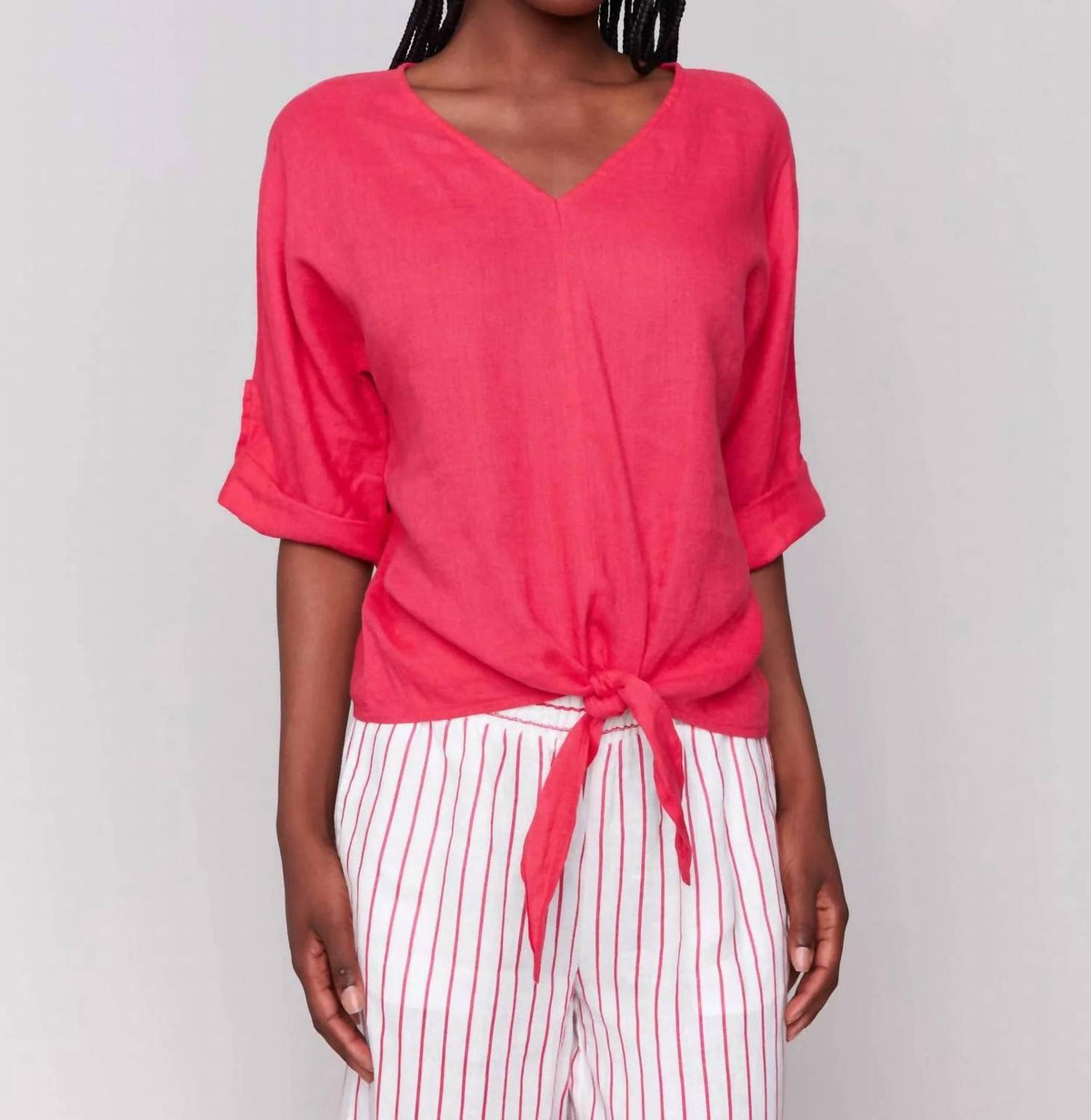 Charlie B - Tie Front Top