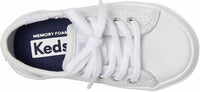 Keds Kid's Kickstart Sneakers in white - kids' sneaker - detail view
