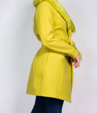 Haute Moda - Furry Trench Coat