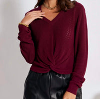 Bishop + Young - Mateo Twist Front Sweater