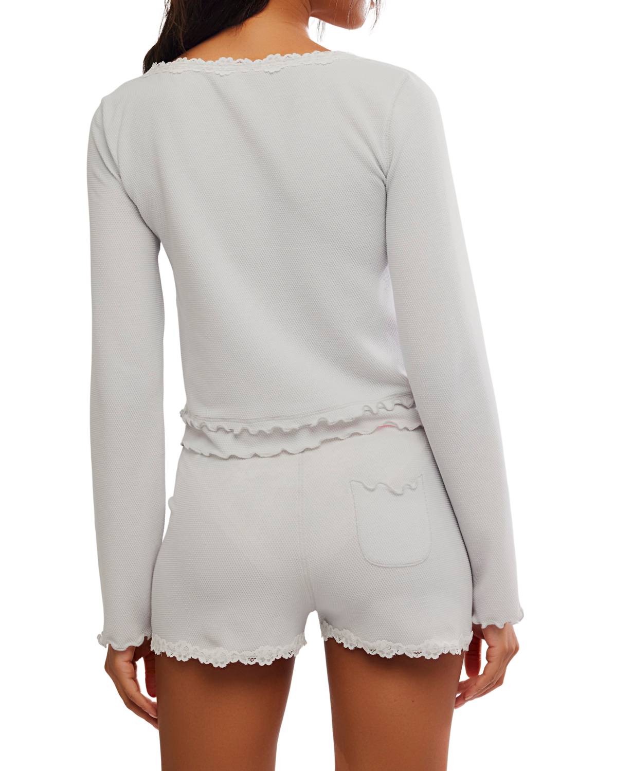 Free People Spring Break Sleep Set in heather grey - women's sleepwear - view 4