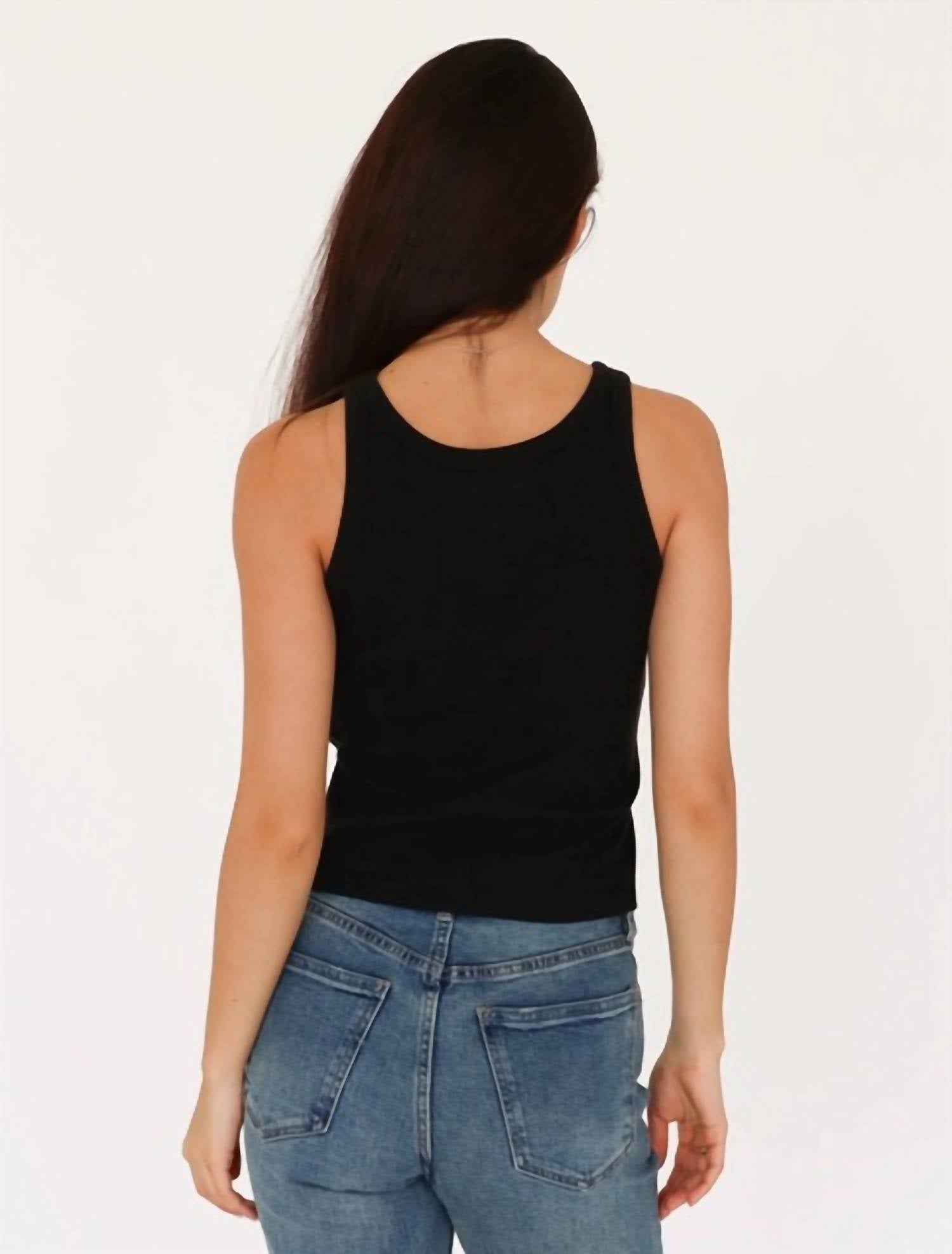 Dear John Denim - Tamia Cropped Racerback Tank Top