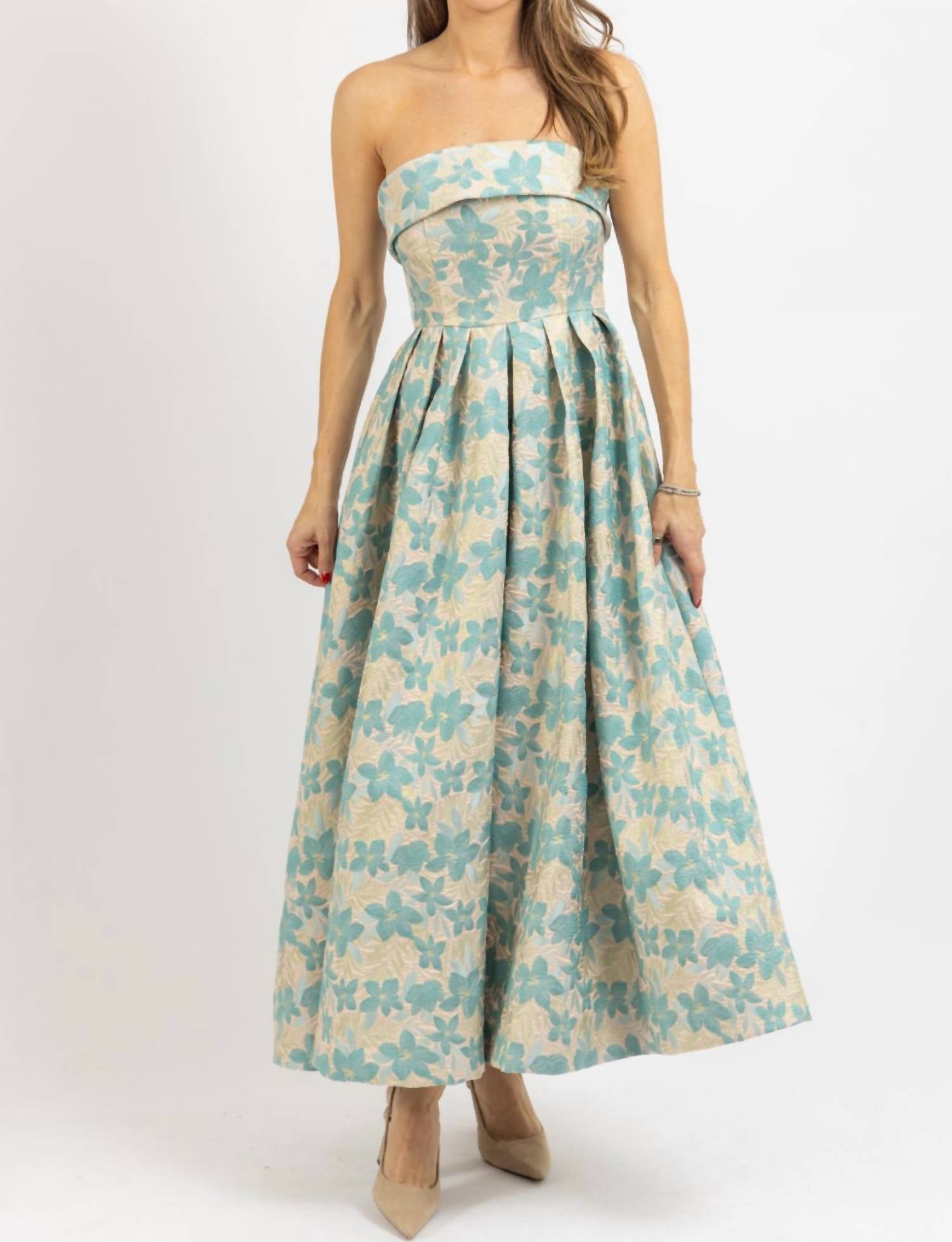 Mable - Jaida Jacquard Midi Dress