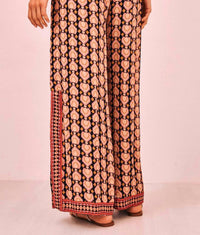 Nekane - Terracota Printed Long Pant