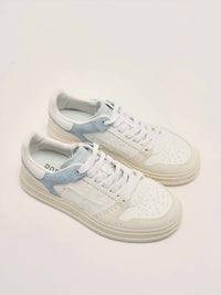 PREMIATA Women's Quinnd Leather Sneaker in white - women's sneaker - detail view