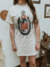 Rock & Roll Denim - Whiskey T-shirt Dress