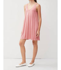 Be Cool - Ribbed V-neck Knit Mini Dress