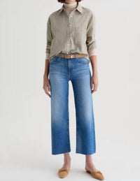 Ag Jeans - Saige Wide Leg Cropped Jeans