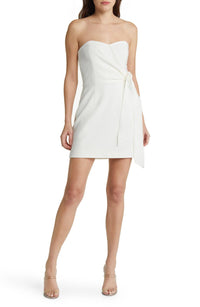 French Connection - Whisper Strapless Bow Mini Dress