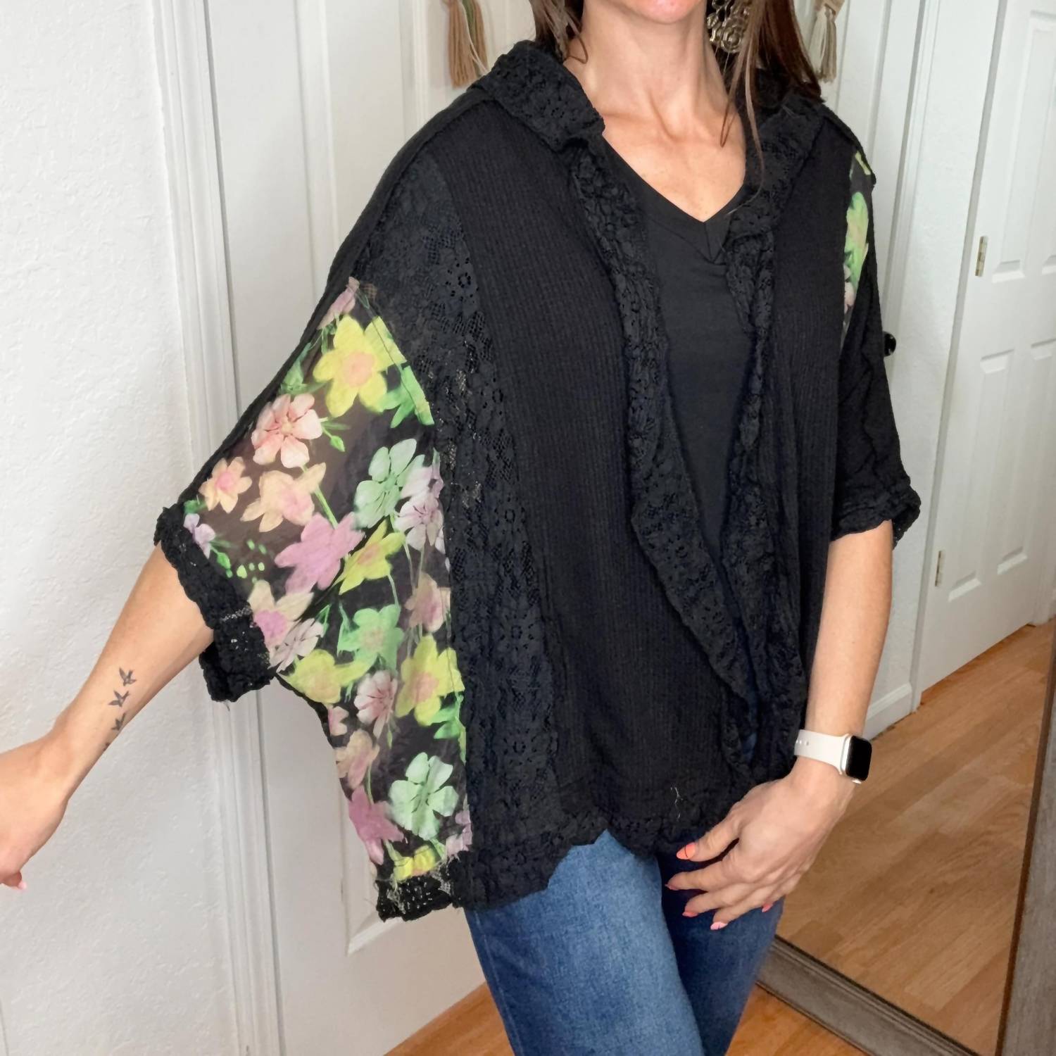 Pol - Everly 3/4 Sleeve Cardigan