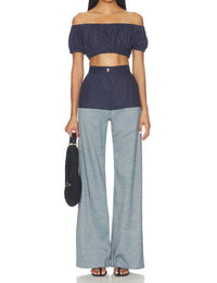 Matthew Bruch - High-waist Combo Jeans